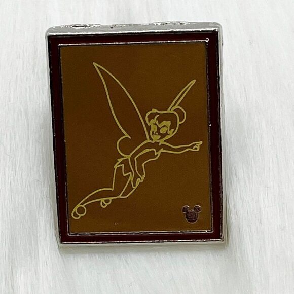 🔮 5/$25 Disney Chalk Sketches Peter‎ Pan Tinker Bell Pin - Picture 1 of 3